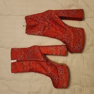 Ankle High Platform Boots